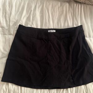 Garage black mini skirt skort